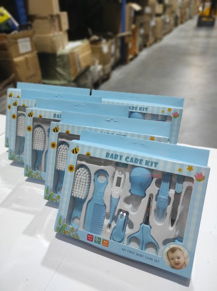 Set para Cuidado del Bebé 10 en 1 celeste