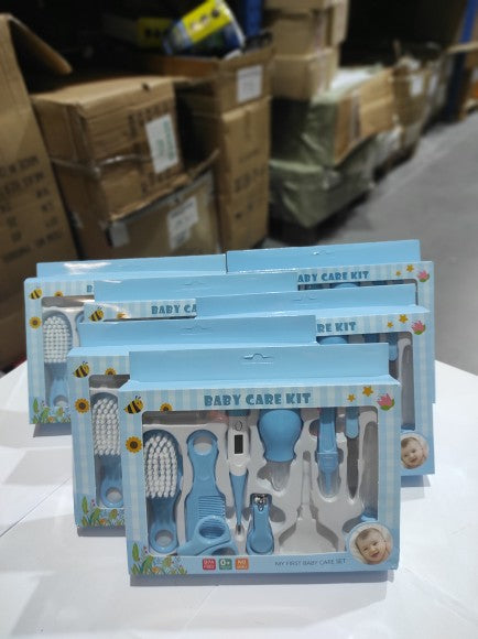 Set para Cuidado del Bebé 10 en 1 celeste