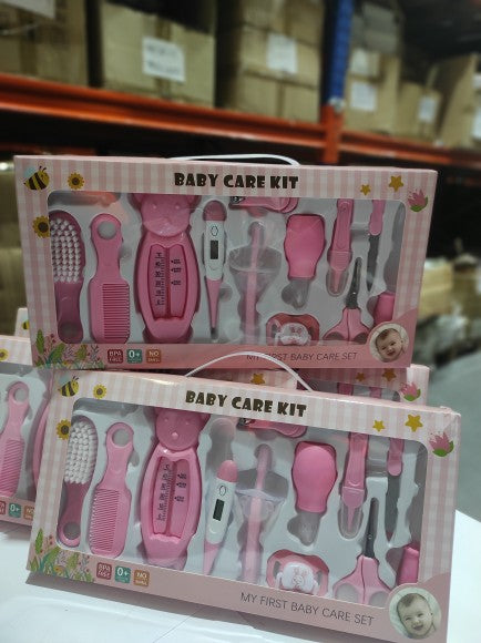 Set para Cuidado del Bebé 13 en 1 rosa