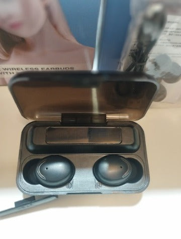 Auriculares inalámbricos deportivo control táctil con pantalla LED