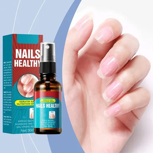 Spray de nutrición con queratina para uñas
