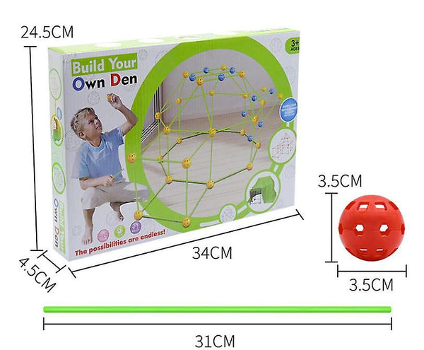 Tienda de Campaña Infantil para Construir (87 piezas)