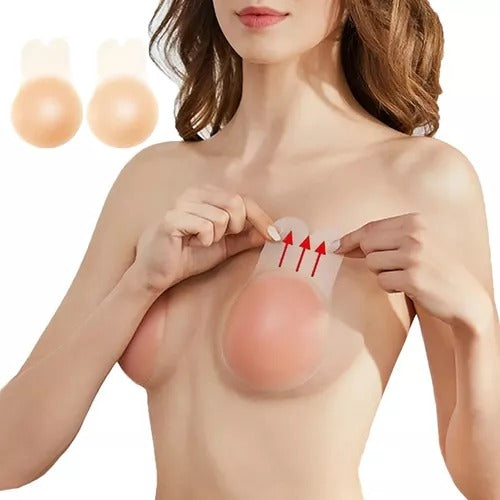 Sujetador adhesivo de silicona push up