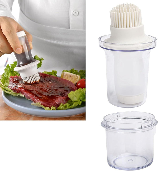 Botella de Aceite con Pincel de Silicona