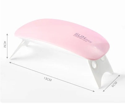 Mini lámpara LED para uñas portátil