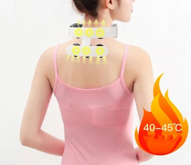 Masajeador térmico de columna cervical con 6 cabezales de masaje