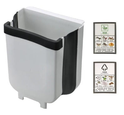 Cubo de basura plegable
