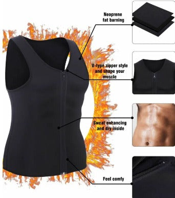 Chaleco Sauna Deportivo Hombre M/L