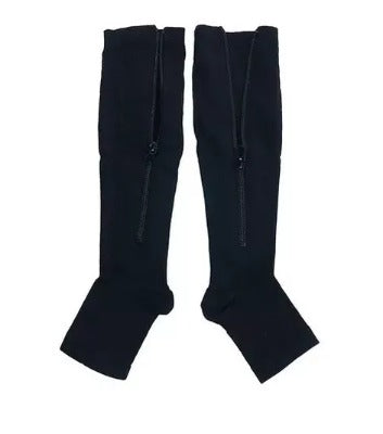 Media de Compresion 2pcs Negro