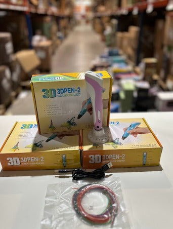 Bolígrafo 3D para impresión de Objetos Rosa