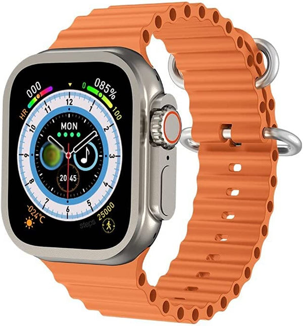 Smartwatch Deportivo con 2 Correas – Naranja
