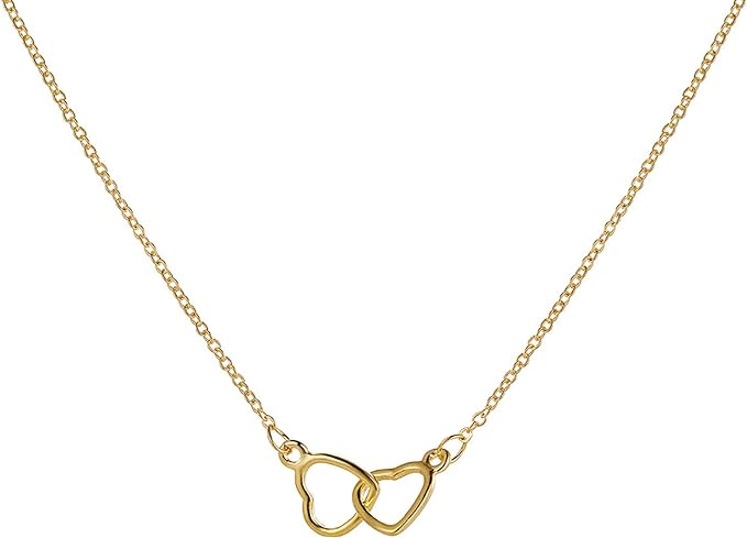 Collar Doble Anillo de Corazón