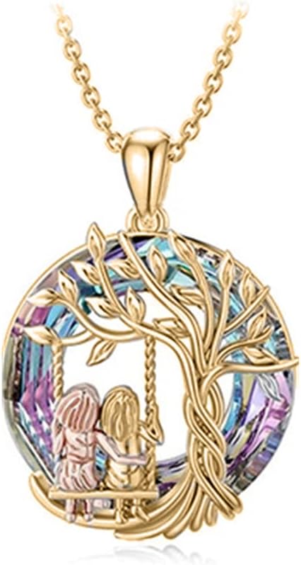 Collar Hermanas Columpio en el Árbol de la vida