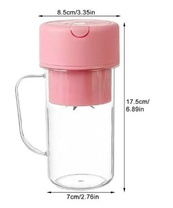 Licuadora portátil rosa