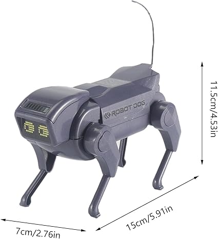 Perro robot inteligente con mando a distancia