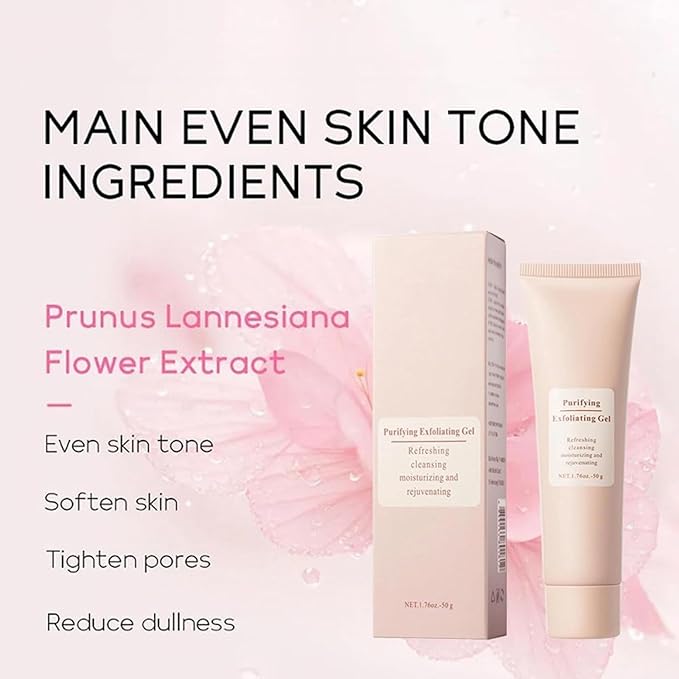 Gel exfoliante purificante 50 g para rostro y cuerpo