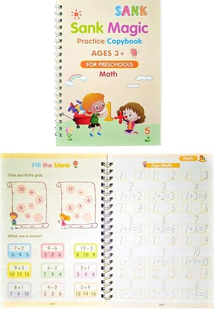 Cuaderno mágico de escritura para Niños 4und PORTUGUES