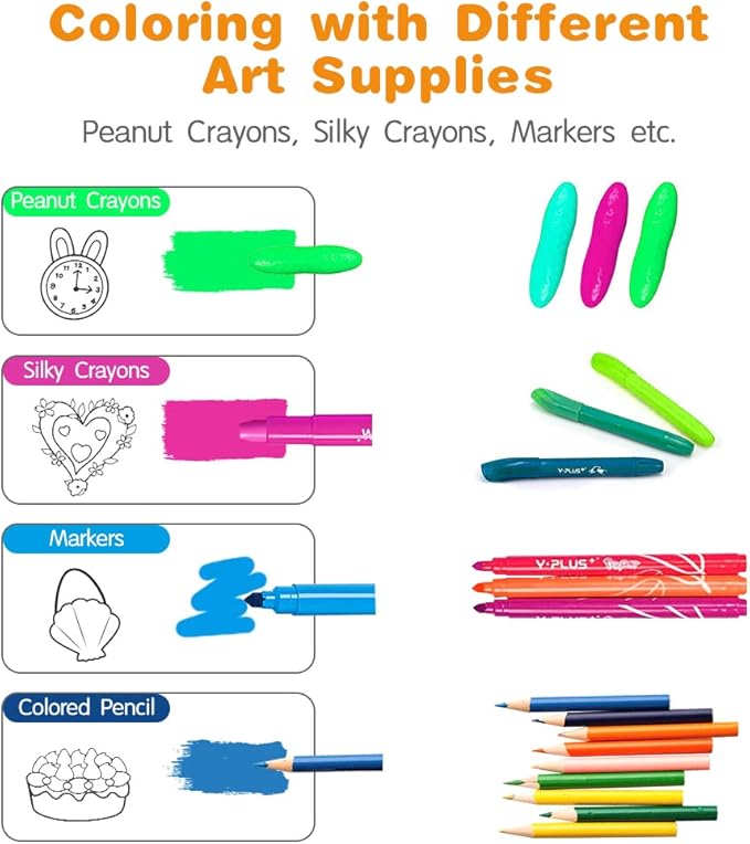Pack de 2 rollos de dibujo para niños