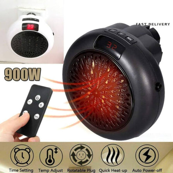 Calefactor Redondo Portátil 900 W