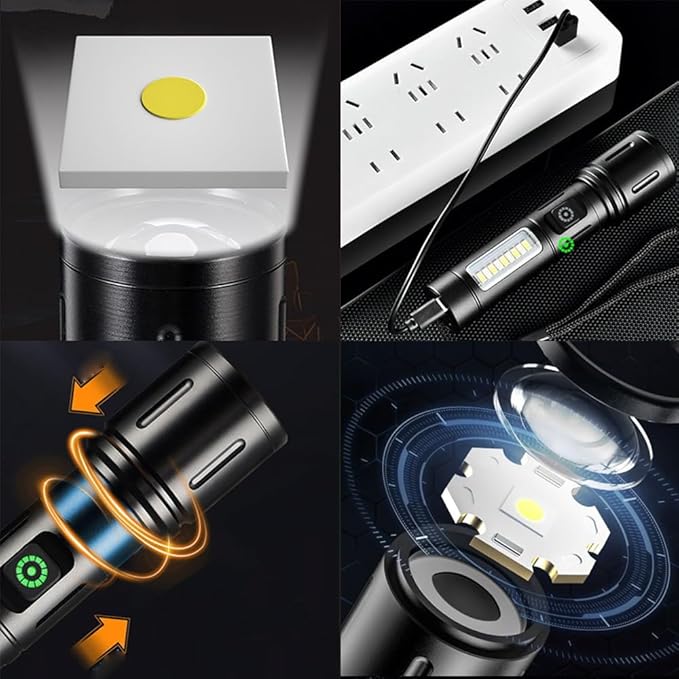 Linternas LED alta potencia 5 modos