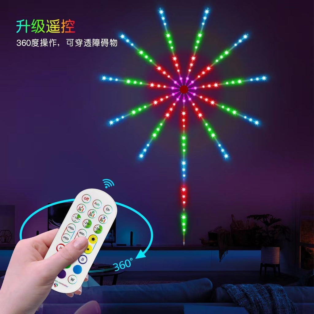 Tira LED Efecto Fuegos Artificiales
