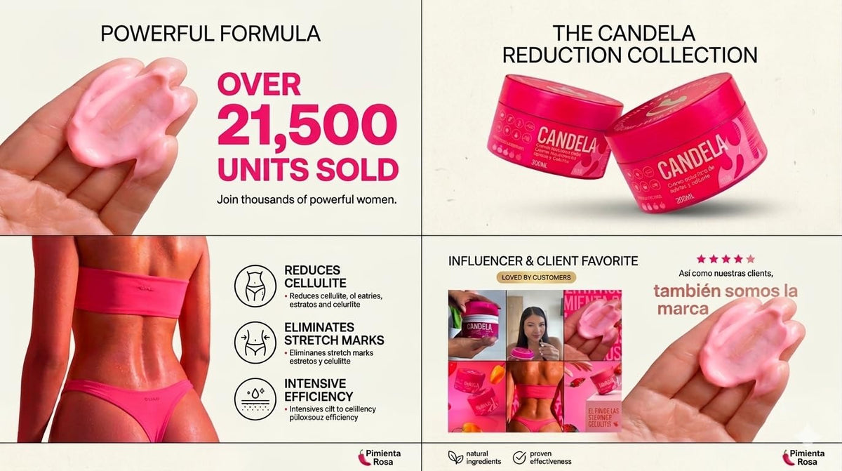 Crema Reductora de Estrías y Celulitis CANDELA