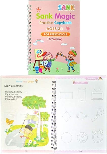 Cuaderno mágico de escritura para Niños 4und PORTUGUES