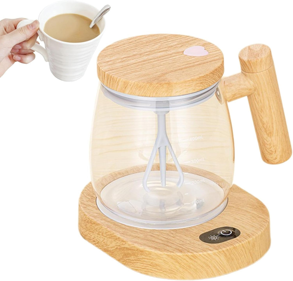 Taza de café agitadora de 400 ml
