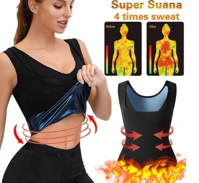 Camiseta Reductora Mujer Efecto Sauna S/M