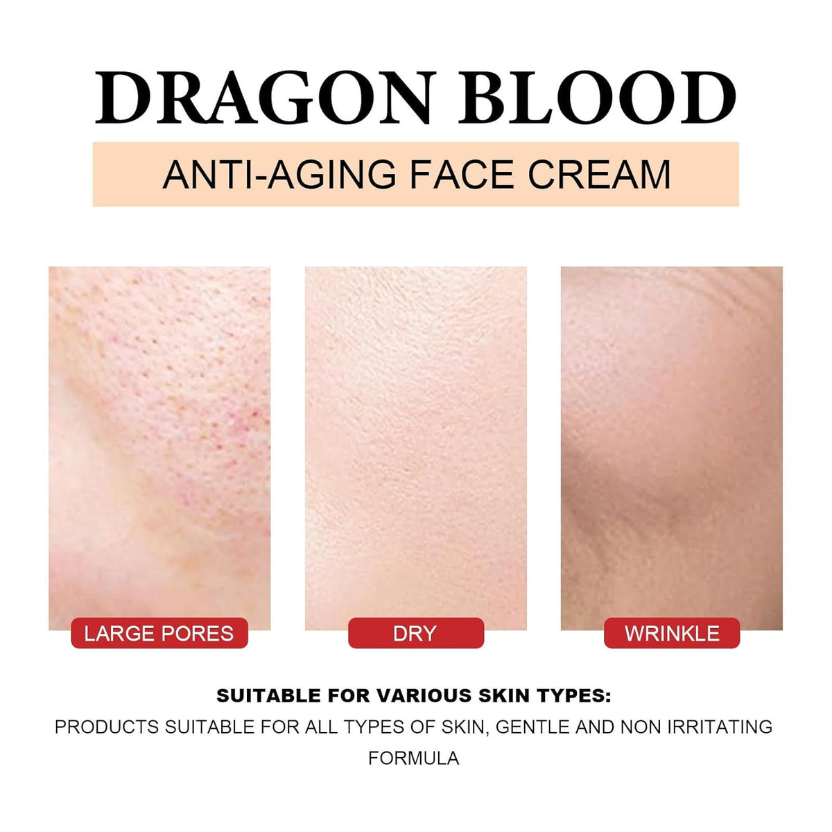 Crema hidratante antienvejecimiento con retinol placenta de dragón