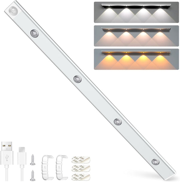Barra LED Recargable con Sensor de Movimiento (60 cm)