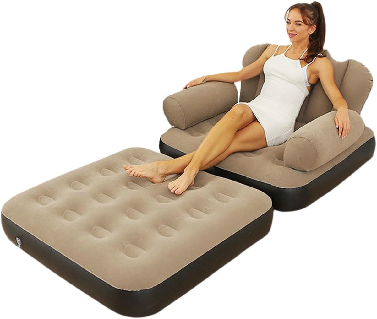Sofá Cama Hinchable Portátil