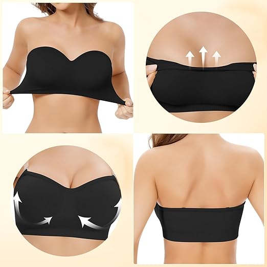 Sujetador Push-Up Sin Tirantes