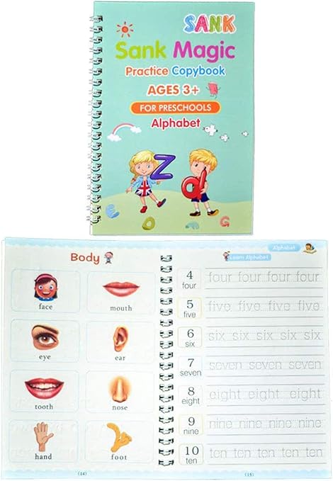 Cuaderno mágico de escritura para Niños 4und PORTUGUES