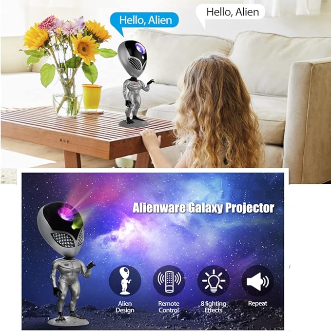 Proyector de estrella con función de repetición de alienígenas
