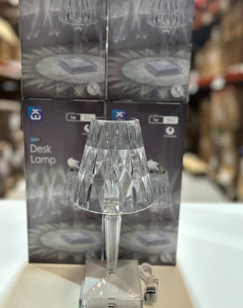 Lámpara de cristal recargable