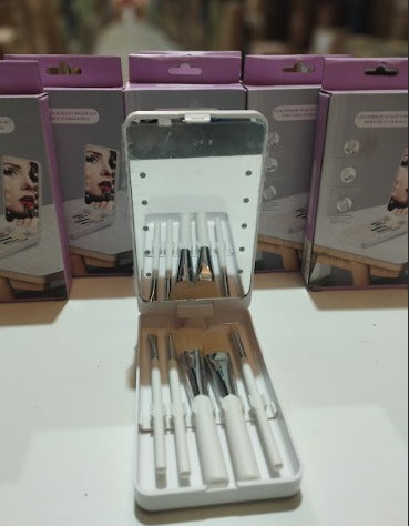Espejo maquillaje con led ( vario colores )
