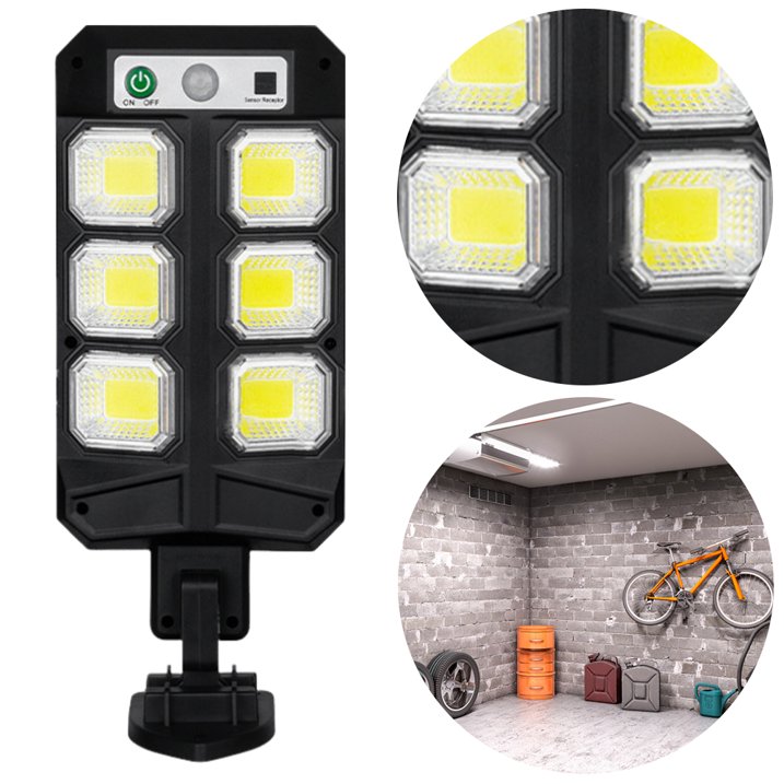 Luz solar de pared con mando 72 LED