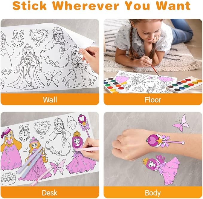 Pack de 2 rollos de dibujo para niños