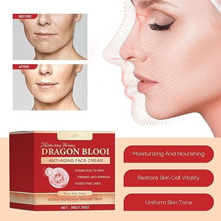 Crema hidratante antienvejecimiento con retinol placenta de dragón