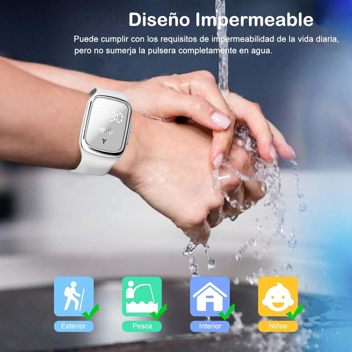 Pulseras Repelente de Mosquitos Ultrasónico