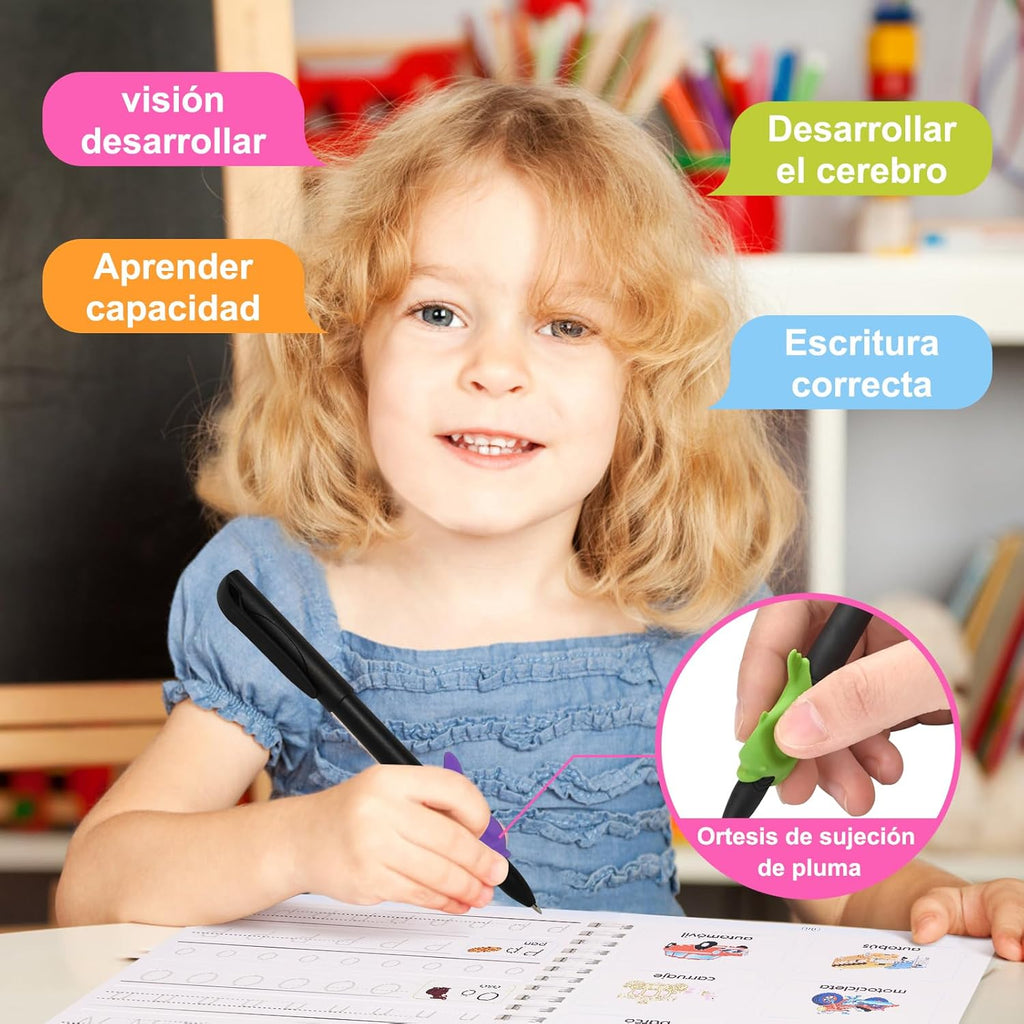 Cuaderno mágico de escritura para Niños 4und Español