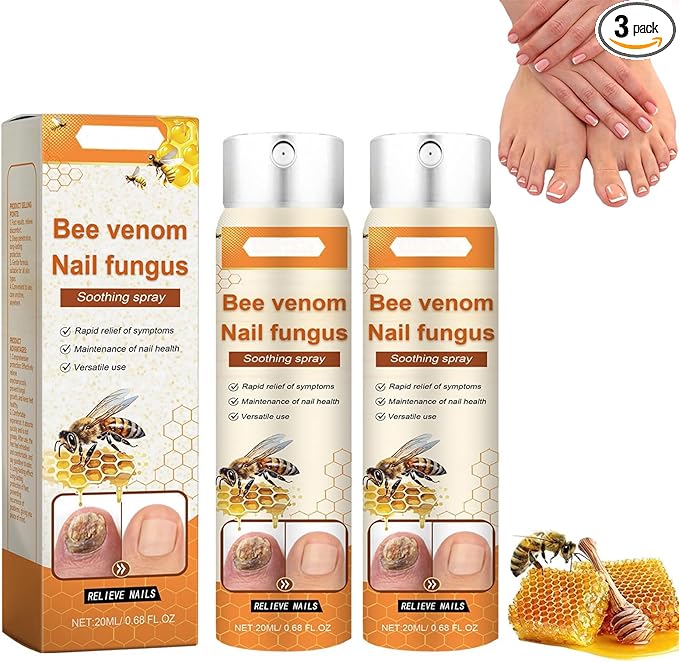 Spray reparador de uñas con veneno de abeja