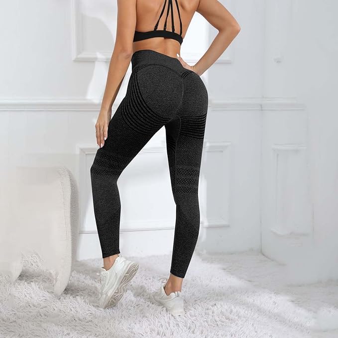 Leggings Push Up anticelulitis 3D negro ( talla M = M/L )