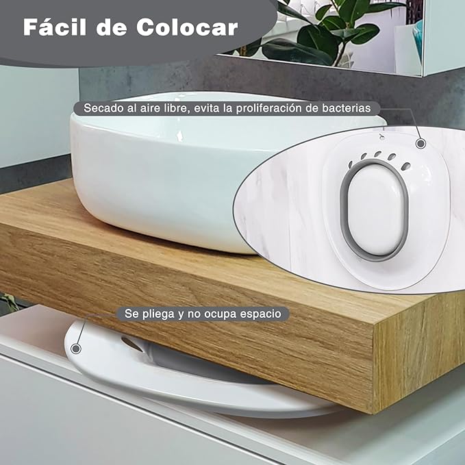 Bidé portátil para inodoro
