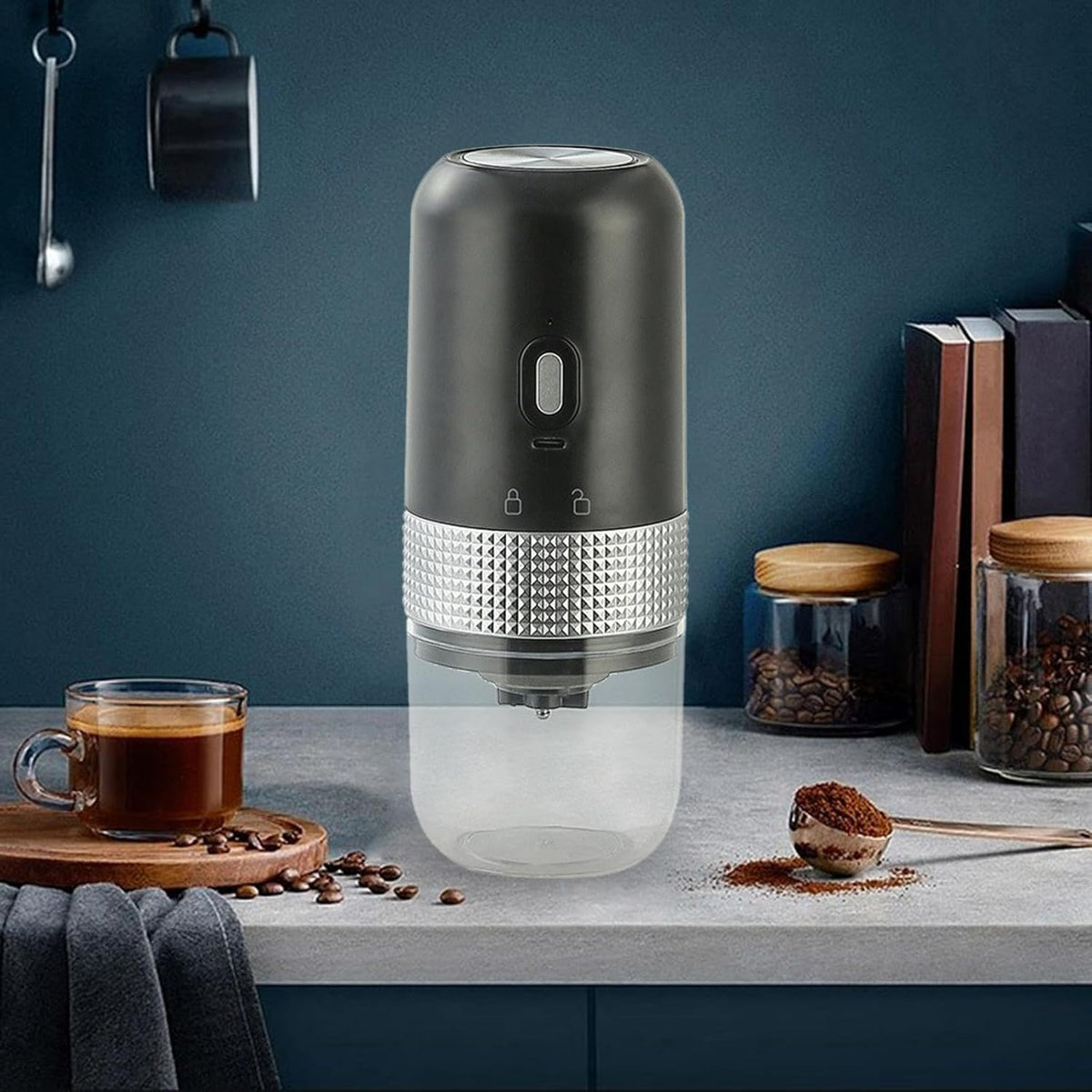 Maquina de café portatil eléctrico