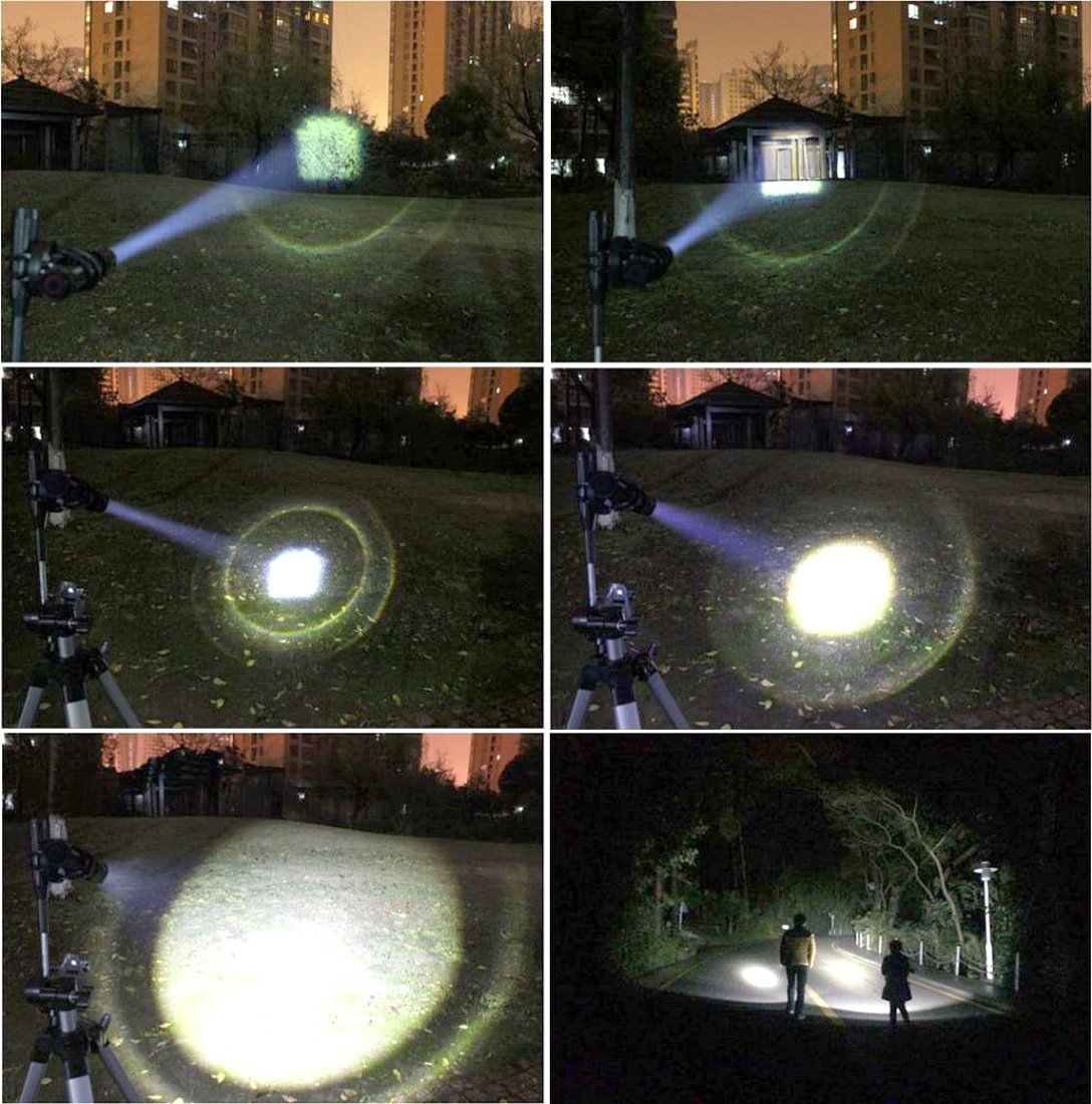 Linterna LED recargable de alta potencia
