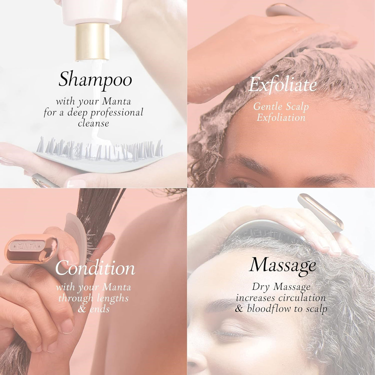 Cepillo masajeador para cabello