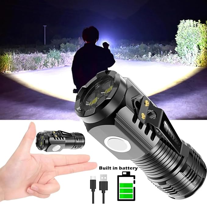 Mini linterna 3 led con iman