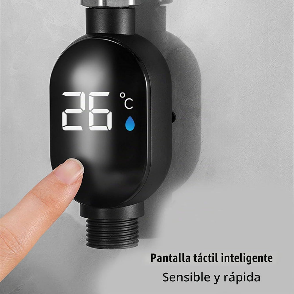 Ducha con pantalla de temperatura